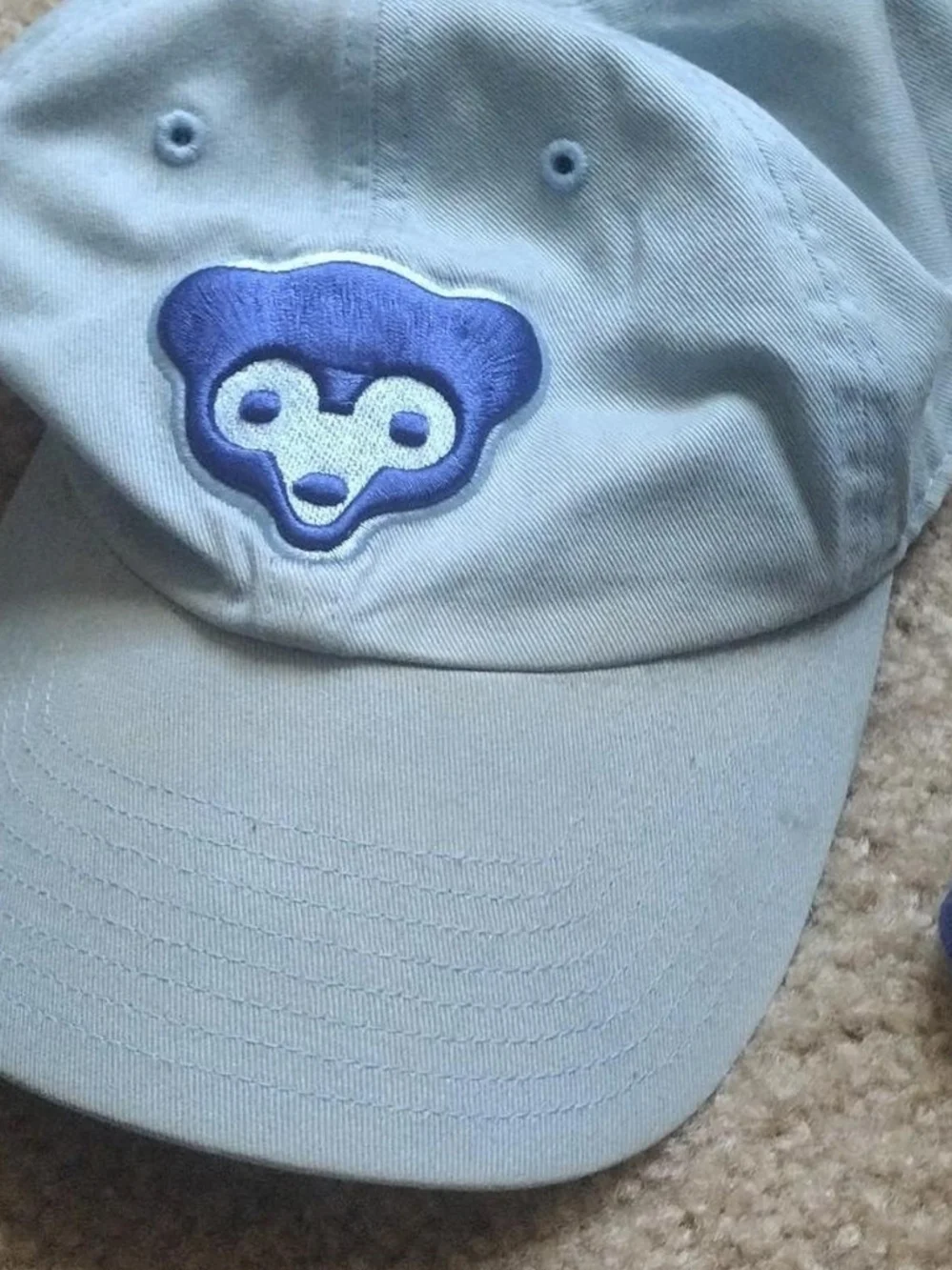 Assorted Vintage Baseball Caps - Teal, Purple, Gray, Black $8